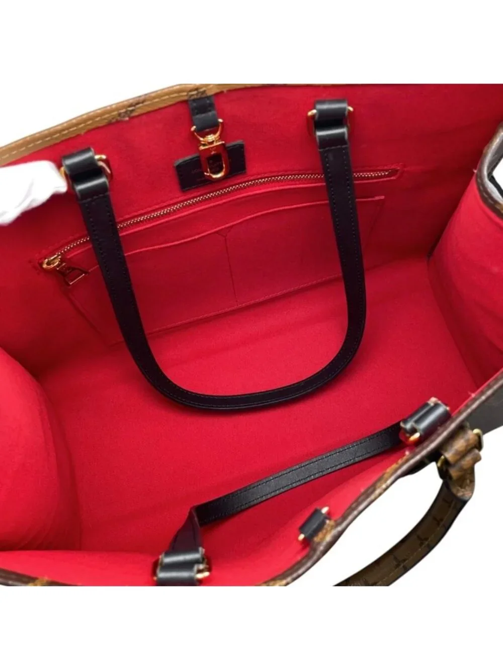 Louis Vuitton Tote Bag On The Go MM Monogram Reverse